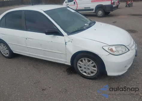 2004 Honda Civic Lx из США, поврежденный, VIN 2HGES16594H638775